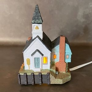 Lighted Church from Christmas Village - Avon Collection